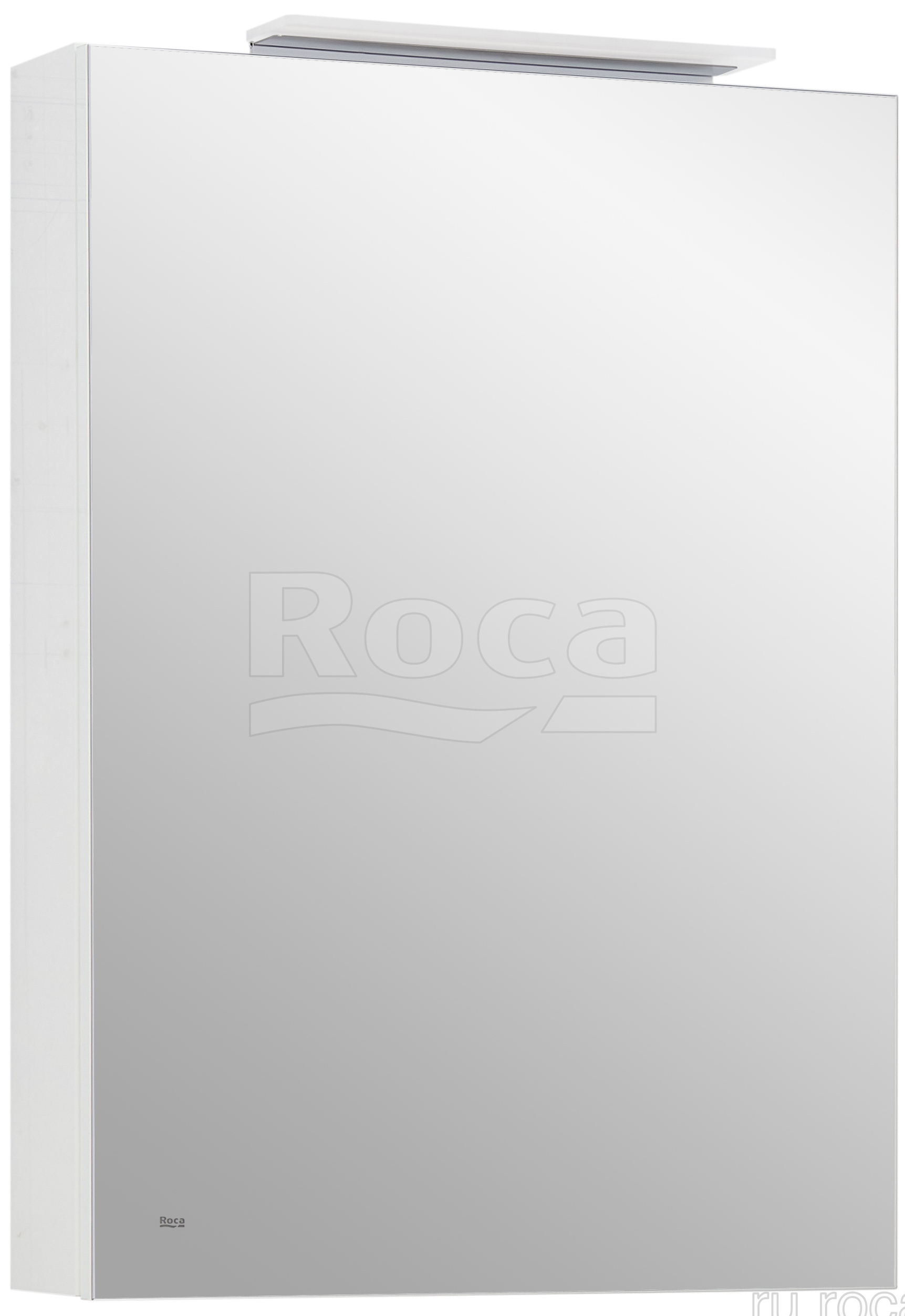 Roca A857644806 Oleta Шкаф зеркальный правый, 500х700х137 мм, LED светильник, Белый глянец