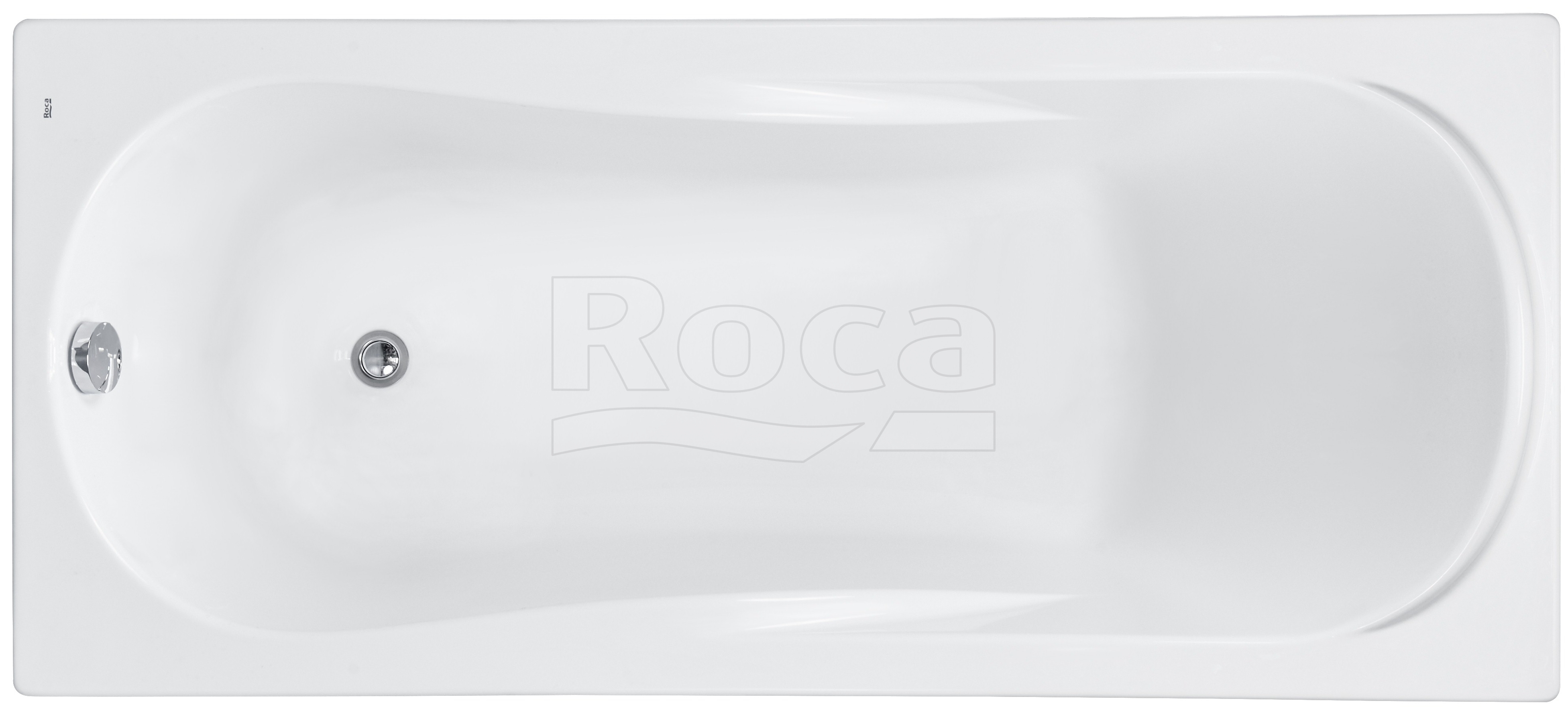 Roca Z.RU93.0.287.0 Uno Ванна акриловая 1700х750 мм, 280 л, прямоугольная, Белая