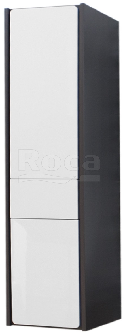 Roca Z.RU93.0.296.6 Ronda Пенал L подвесной универсальный, 320х1390х333 мм, Белый глянец/антрацит