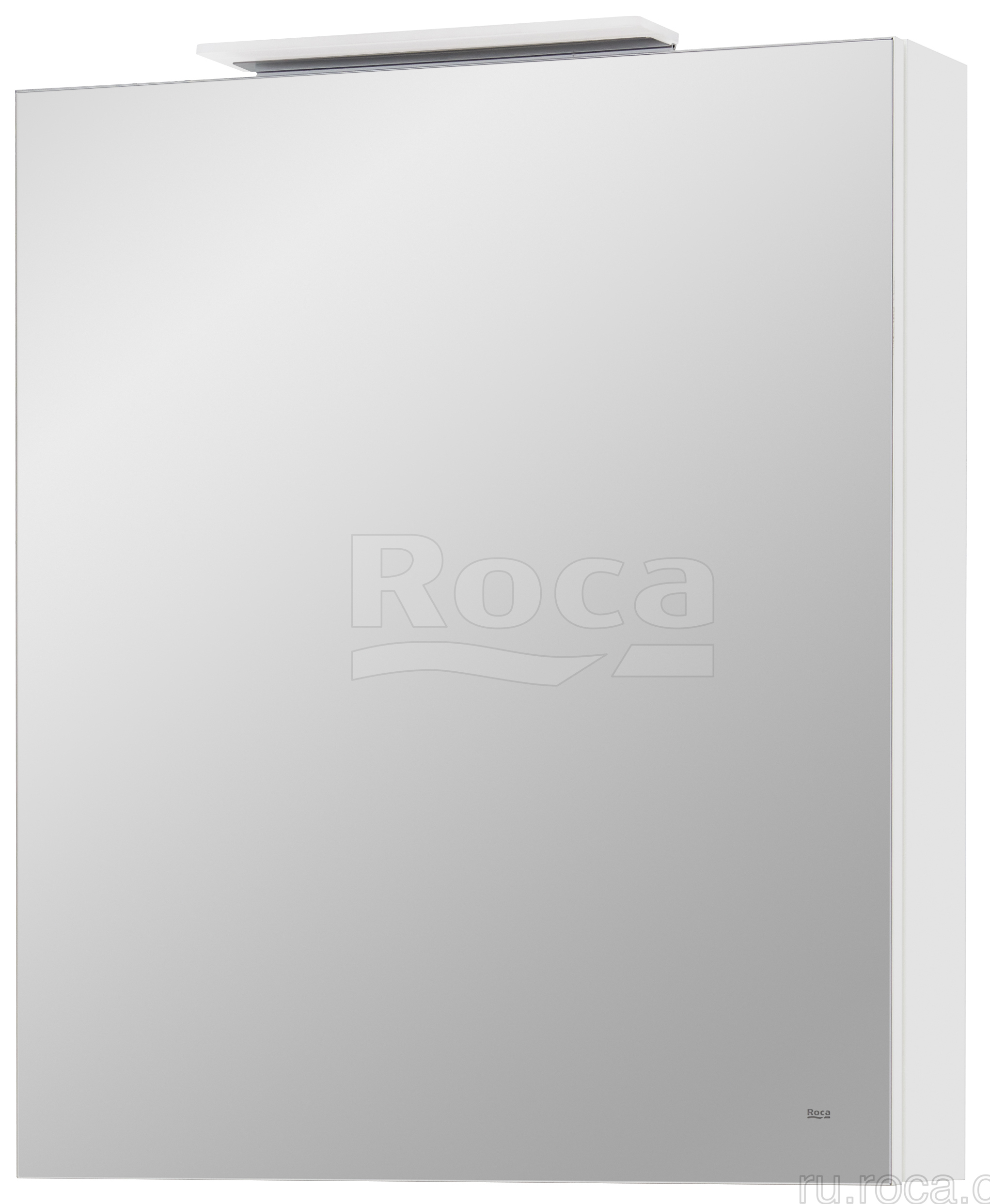 Roca 7.8576.4.550.1 OLETA зеркальный шкаф левый 600 мм, c LED-светильником, белый мат.