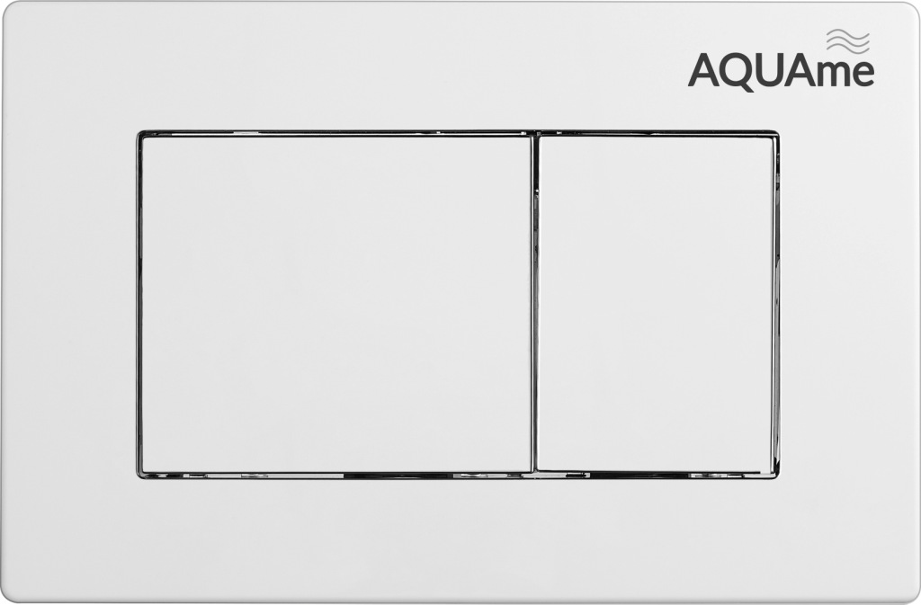 AQM4102W Панель смыва AQUAme, белый