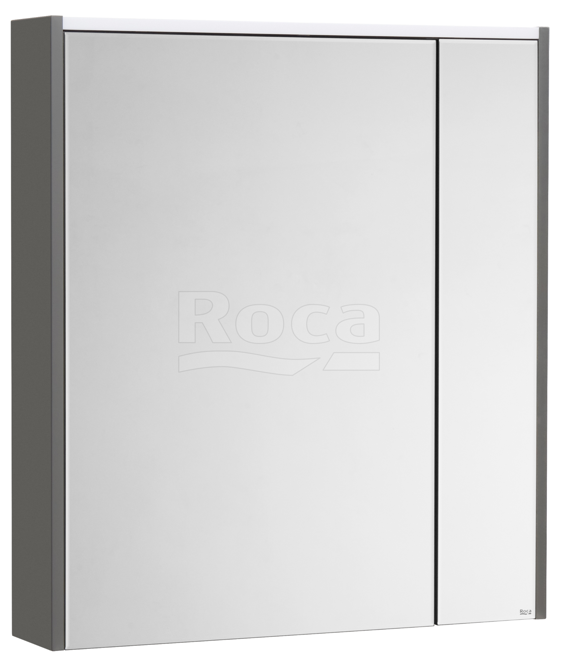 Roca Z.RU93.0.296.9 Ronda Шкаф зеркальный 700х780х145 мм, Белый глянец/антрацит
