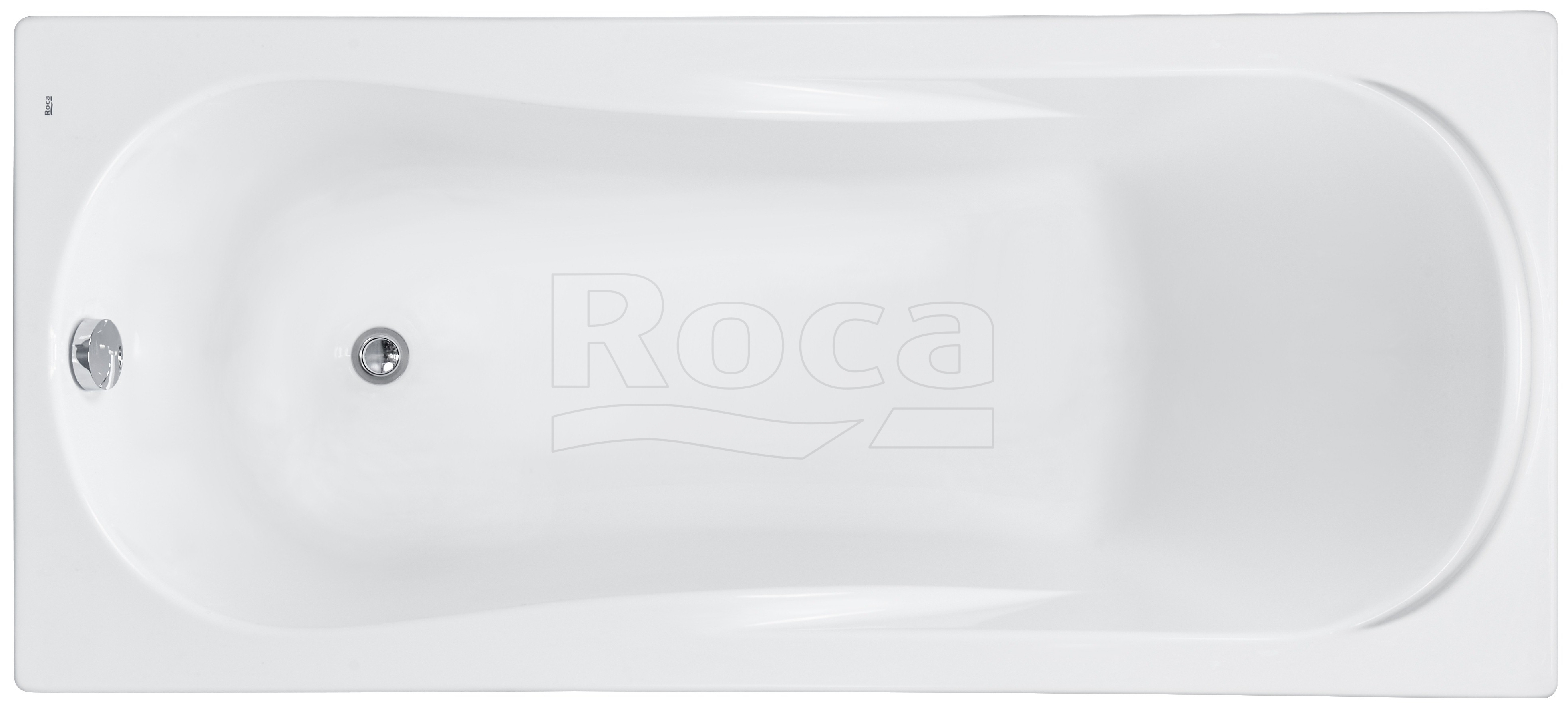 Roca Z.RU93.0.286.9 Uno Ванна акриловая 1600х750 мм, 240 л, прямоугольная, Белая