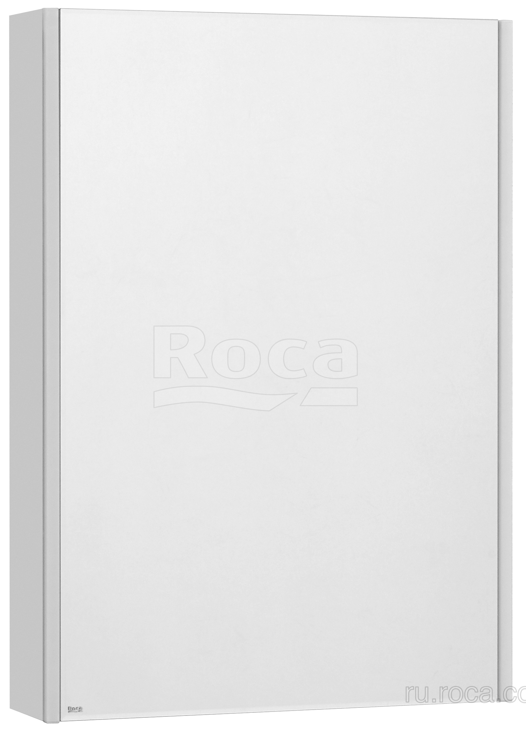 ROCA Z.RU93.0.302.5 UP Шкаф зеркальный R 578х810х145 мм, LED подсветка, Белый глянец
