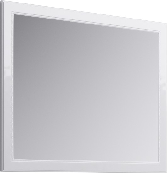 AQ Emp.02.10/W Империя Зеркало в раме, верт/гориз, белый, 1000х800х25 мм
