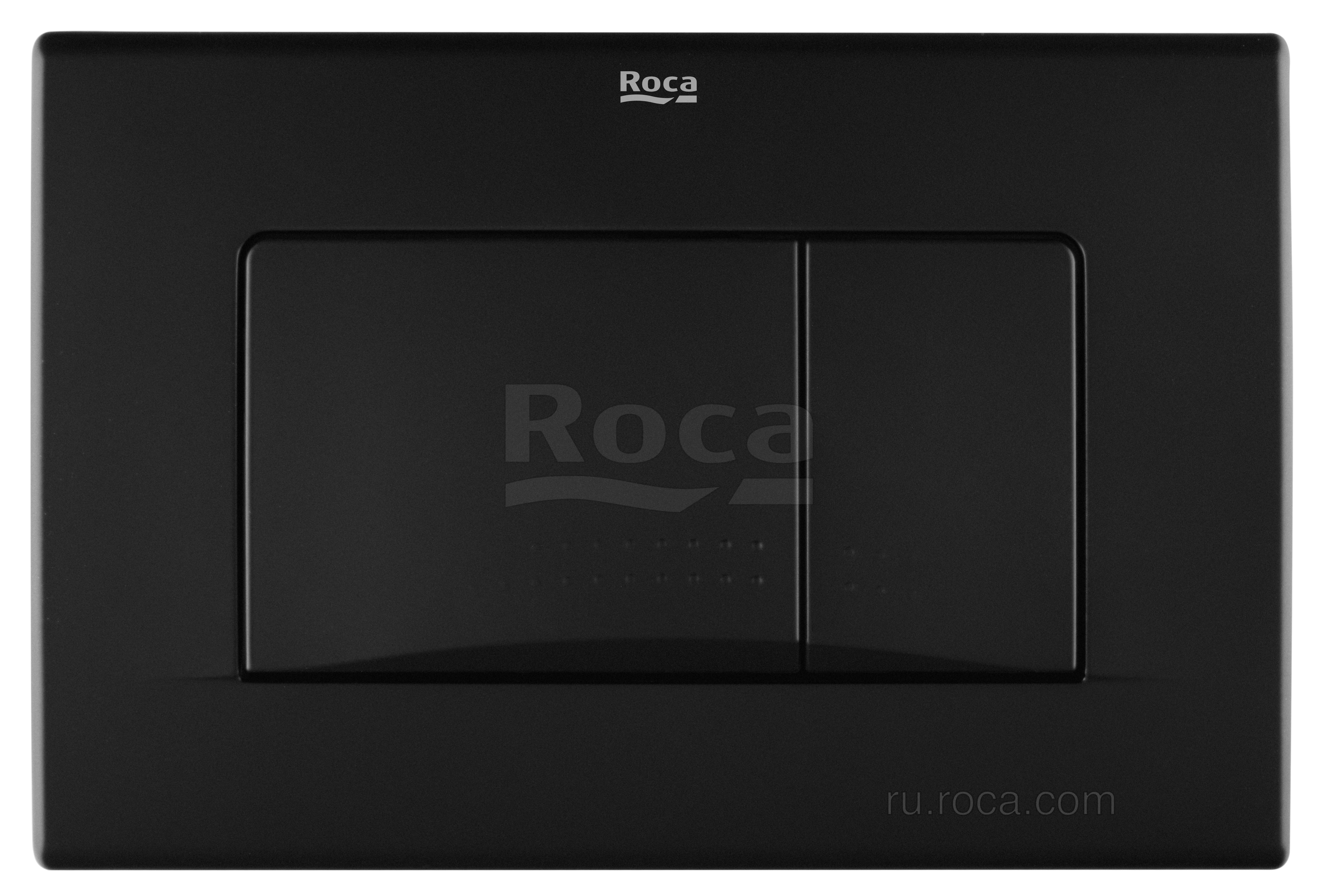 Roca 7.8901.1.30B.6 Active 32B Накладная панель, 2 объема, 255x18x170, Черный матовый