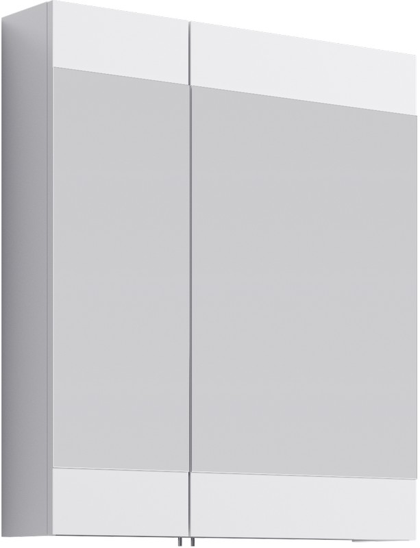AQ Br.04.07/W Бриг Шкаф-зеркало, белый 700*800*155 мм