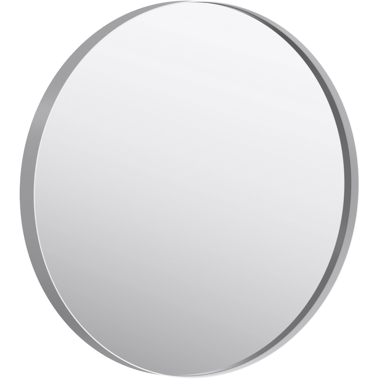 AQ RM0206W RM Зеркало в металлической раме, белый, Ø600 мм