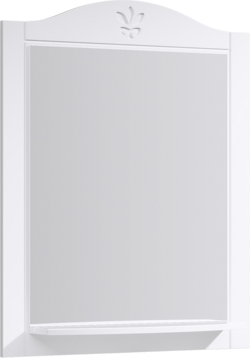 СНЯТ AQ FR0207 Франческа Зеркало с полочкой, 750х960х165 мм