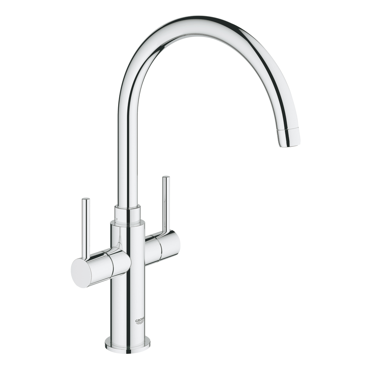 Grohe 30 190 000 Ambi Cosmopolitan Смеситель для кухни 256 мм, кер 90°, ∩ излив