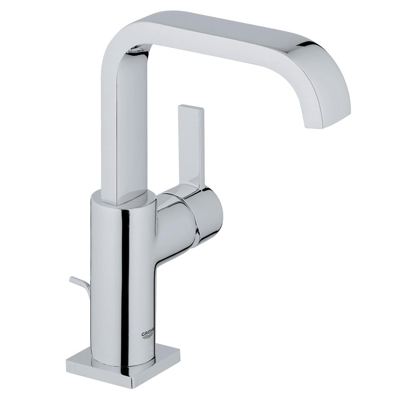 Grohe 32 146 000 Allure Смеситель для раковины 191 мм, со сливным гарнитуром, EcoJoy