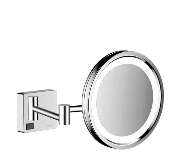 HG 41 790 000 AddStoris Косметическое зеркало Ø160 мм, х3, с LED подсветкой, 220V
