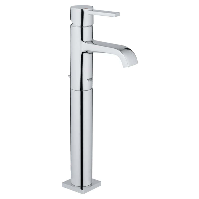 Grohe 32 760 000 Allure Смеситель для свободностоящей раковины 242 мм, со сливным гарнитуром