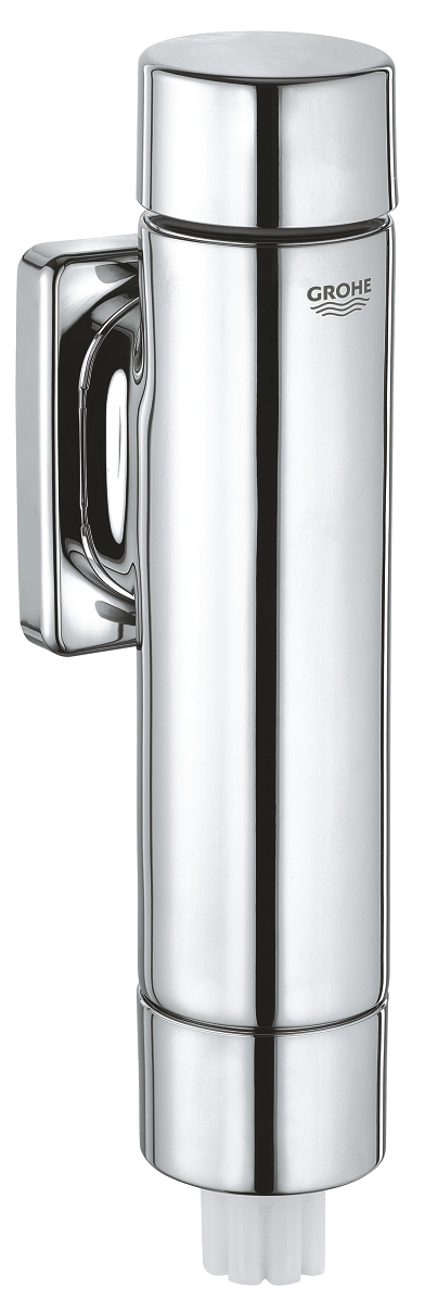 Grohe 37 349 000 Rondo Смывное устройство под давлением для унитаза, с запорным клапаном
