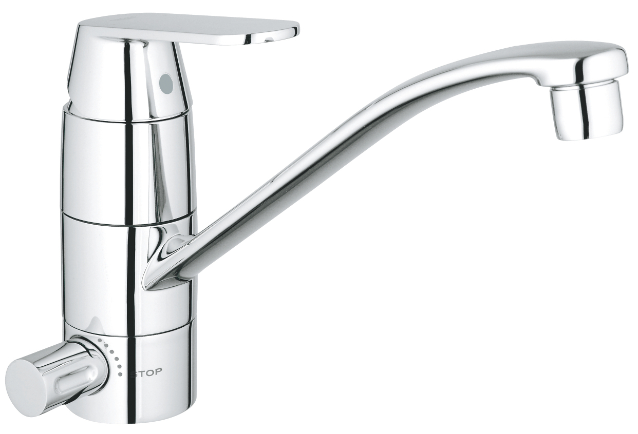 Grohe 31 161 000 Eurosmart Cosmopolitan Смеситель для кухни 172 мм, с запорным вентилем