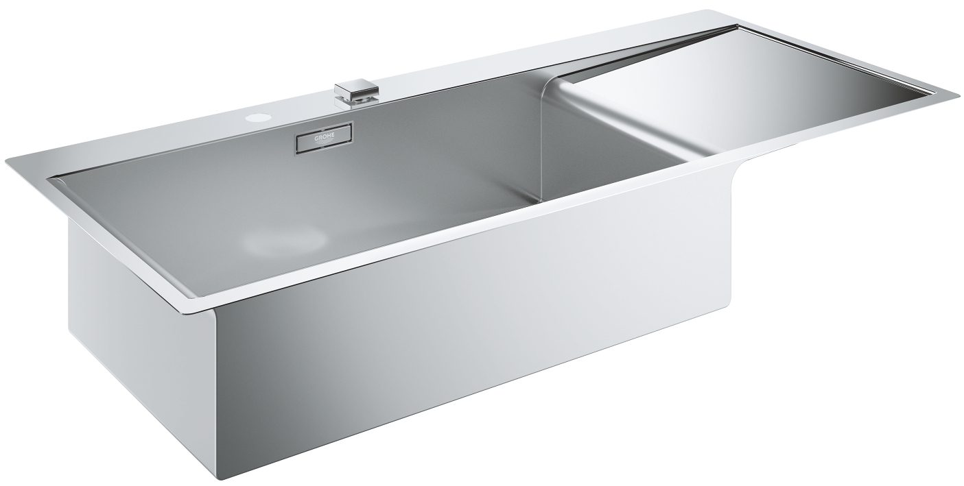 СНЯТ Grohe 31 581 SD0 K1000 Мойка врезная, 1160х520 мм, чаша слева, монт. в один уров.,с корз. в