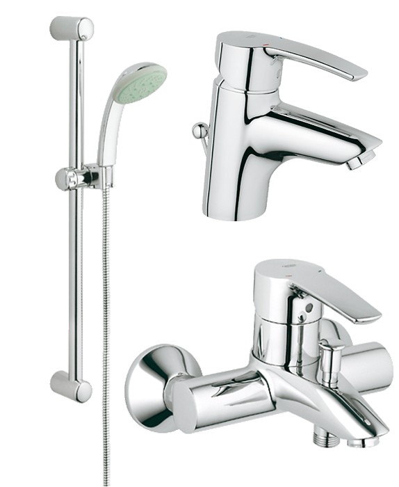 Grohe 905108 Eurostyle Набор 3 в 1 для ванны