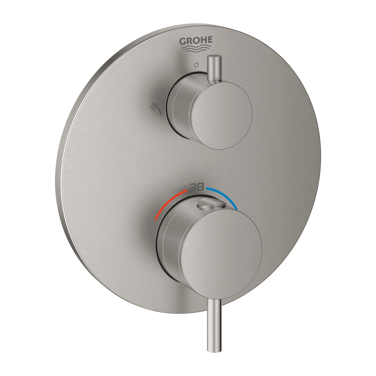 Grohe 24 135 DC3 Atrio Термостат для 2х потребителей (внешняя монтажная часть)
