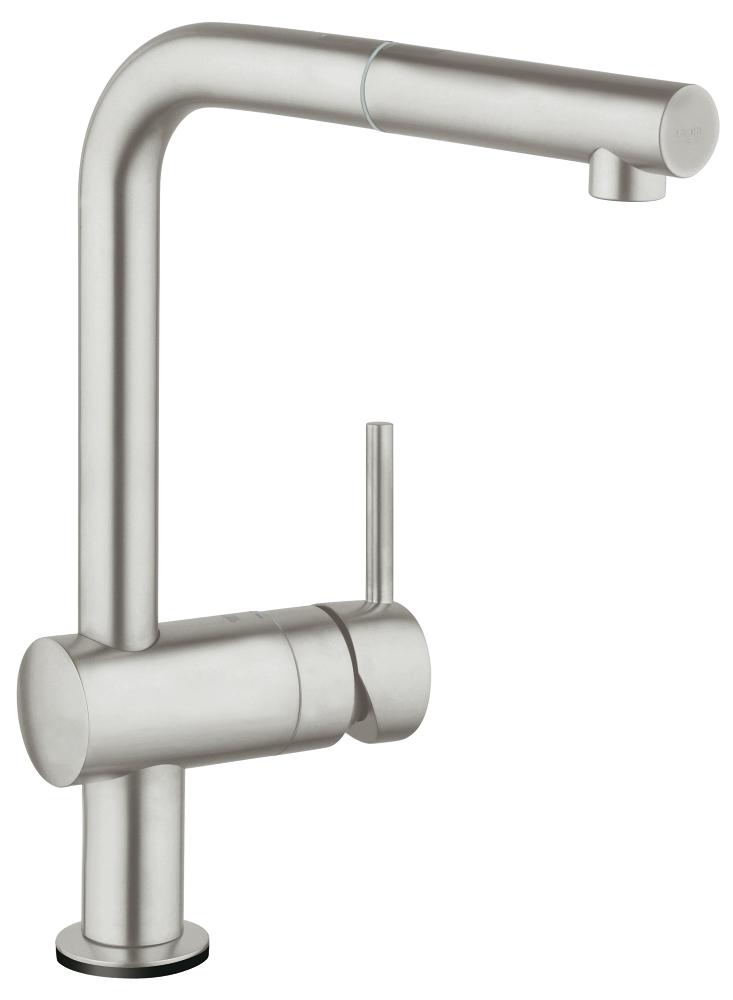 Grohe 31 360 DC1 Minta Touch Сенсорный смеситель для кухни 296 мм, выдвижной Г излив