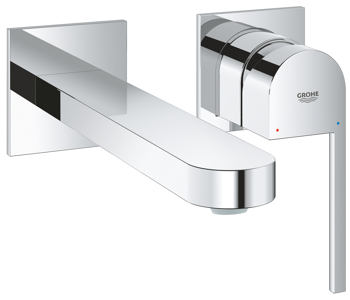 Grohe 29 306 003 Plus Смеситель для раковины 203 мм, настен., (внешняя монтажная часть)