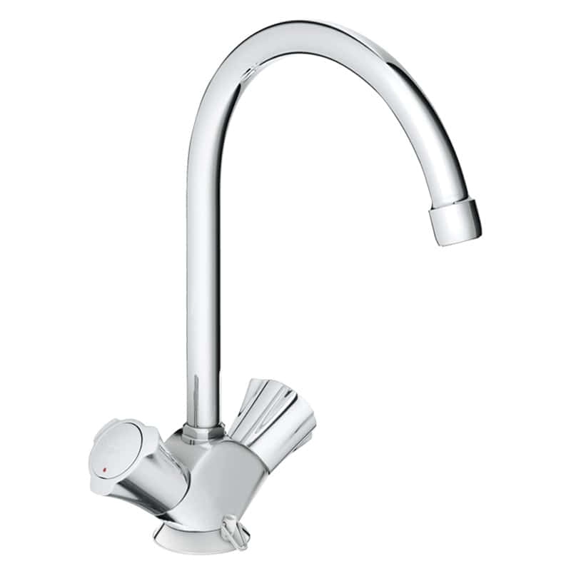 Grohe 31 812 001 Costa L Смеситель для кухни 192 мм, цепочка, ∩ излив, резина