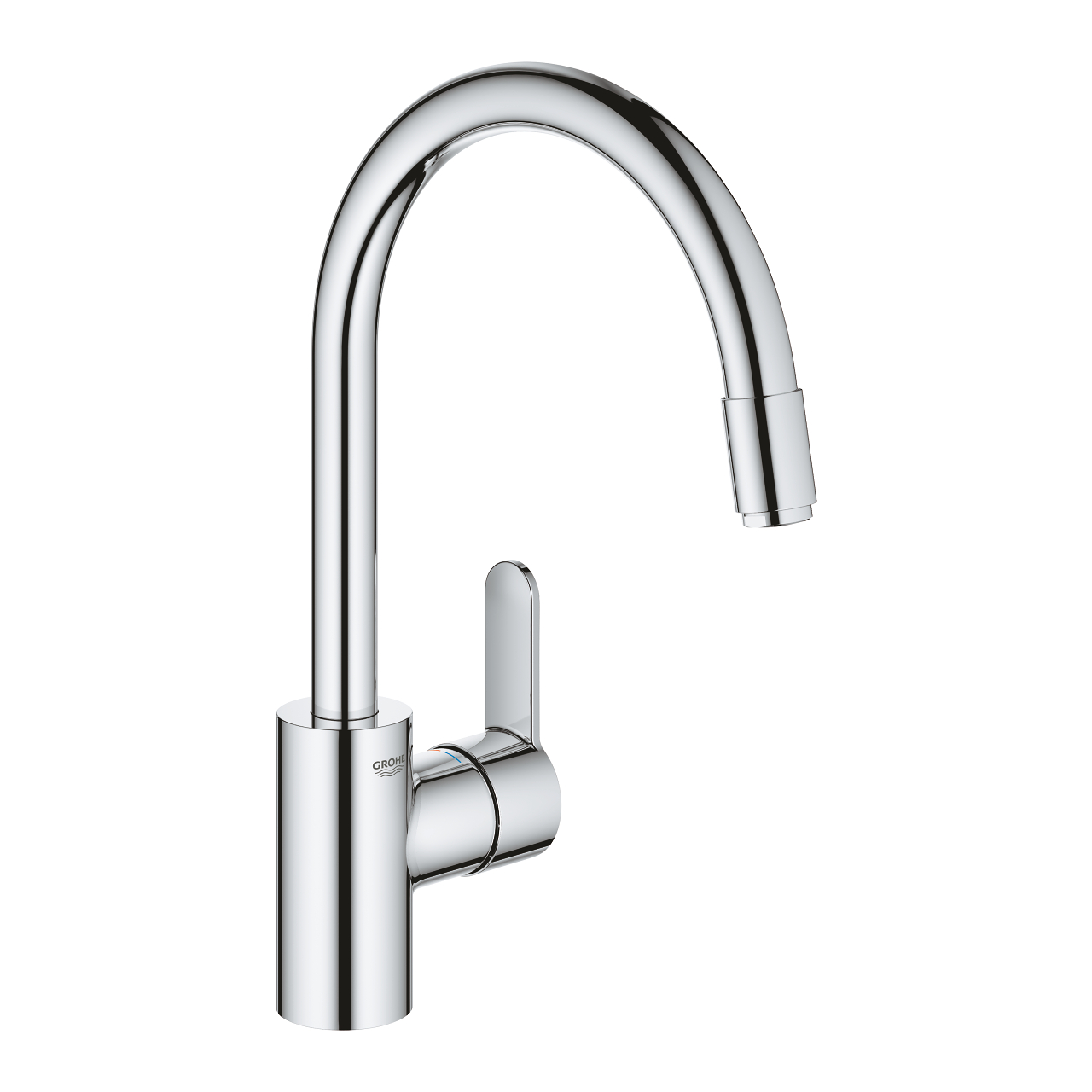 Grohe 31 126 004 Eurostyle Cosmopolitan Смеситель для кухни 214 мм, выдвижной ∩ излив