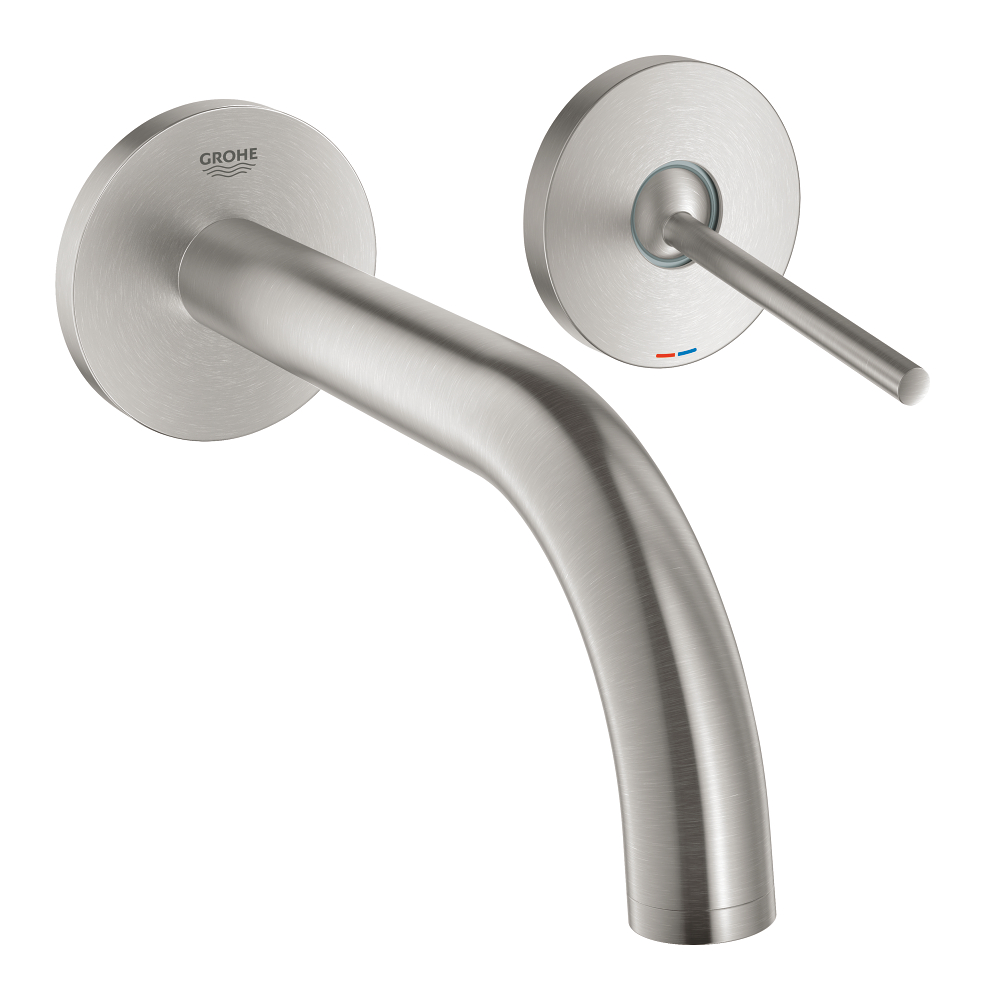 Grohe 19 287 DC3 Atrio Joy Смеситель для раковины 185 мм, на 2 отв., настенный (внеш. монт. ч.)