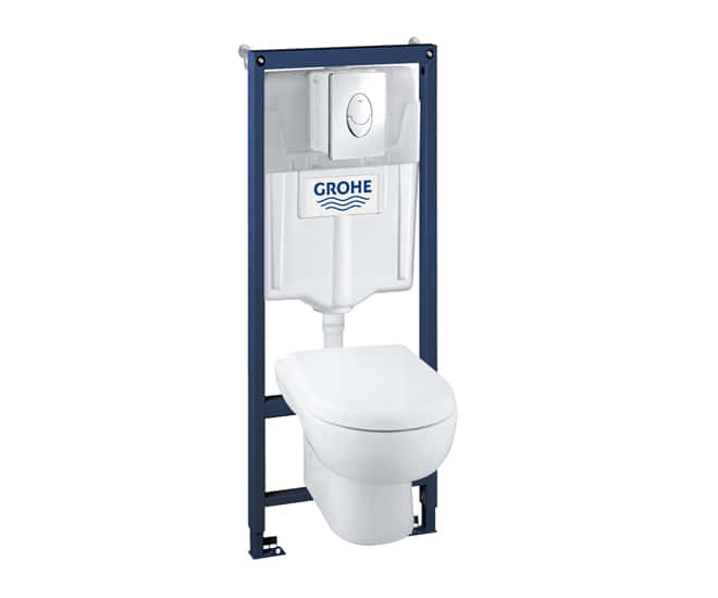 СНЯТ Grohe 39 191 000 Solido Lecico Madiso 4 в 1, с под унитазом, SoftClose, панель Skate Air