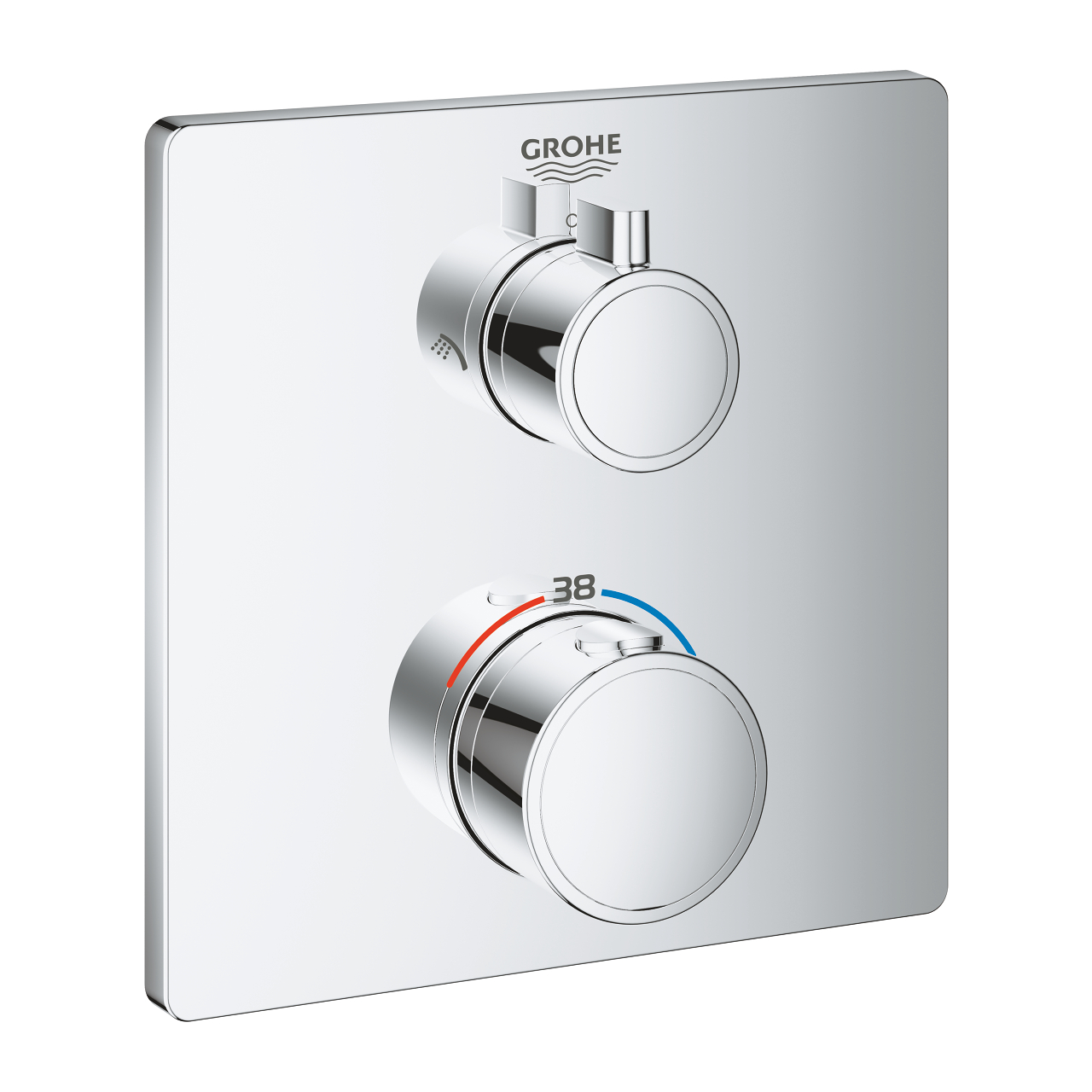 Grohe 24 079 000 Grohtherm Термостат для 2х потребителей (внешняя монтажная часть)