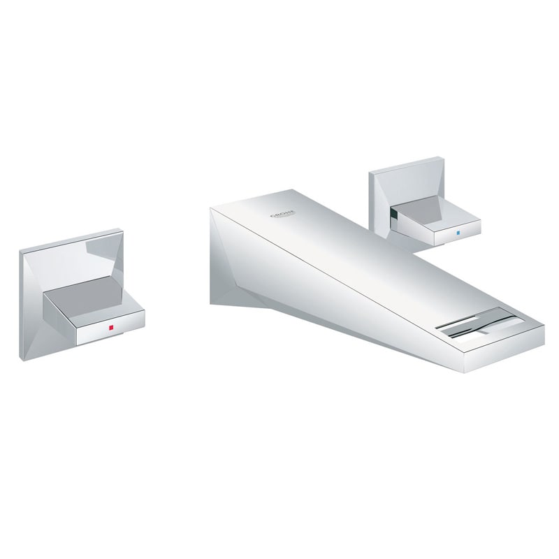 Grohe 20 346 000 Allure Brilliant Смеситель для раковины 161 мм, на 3 отв.,настен.,(внеш.монт.ч)