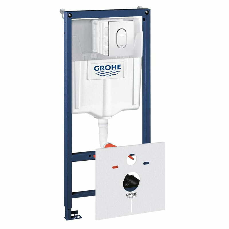 Grohe 38 929 000 Rapid SL 4 в 1, для подв. унит., 1,13 м, Набор (рама+панель+уголки+шум) 0 хром