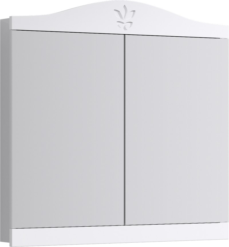 AQ FR0408 Franchesca Шкаф зеркальный 850х940х170 мм, с двумя дверцами, открывающимися к центру