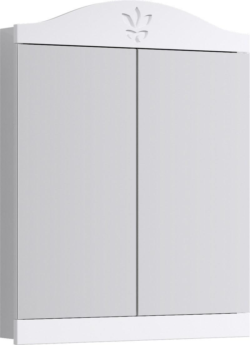 AQ FR0406 Franchesca Шкаф зеркальный 650х840х170 мм, с двумя дверцами,открывающимися к центру