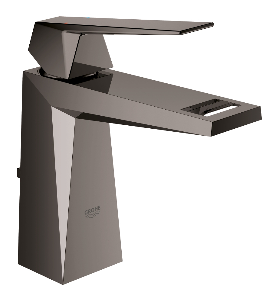 Grohe 23 029 A00 Allure Brilliant Смеситель для раковины 107 мм, со сливным гарнитуром, EcoJoy