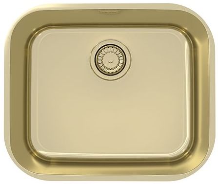 Alv 1113575 Variant 10 Monarch Gold Мойка U, 1 чаша, 0,8 мм, 3½", 480х400х180 мм+выпуск 1140630