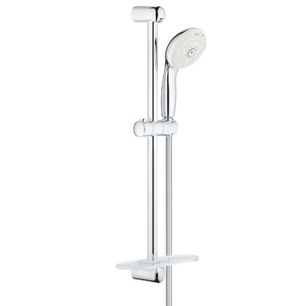 Grohe 28 593 002 New Tempesta Душевой гарнитур L=600 мм, Ø100 мм, 4 режима, с полочкой