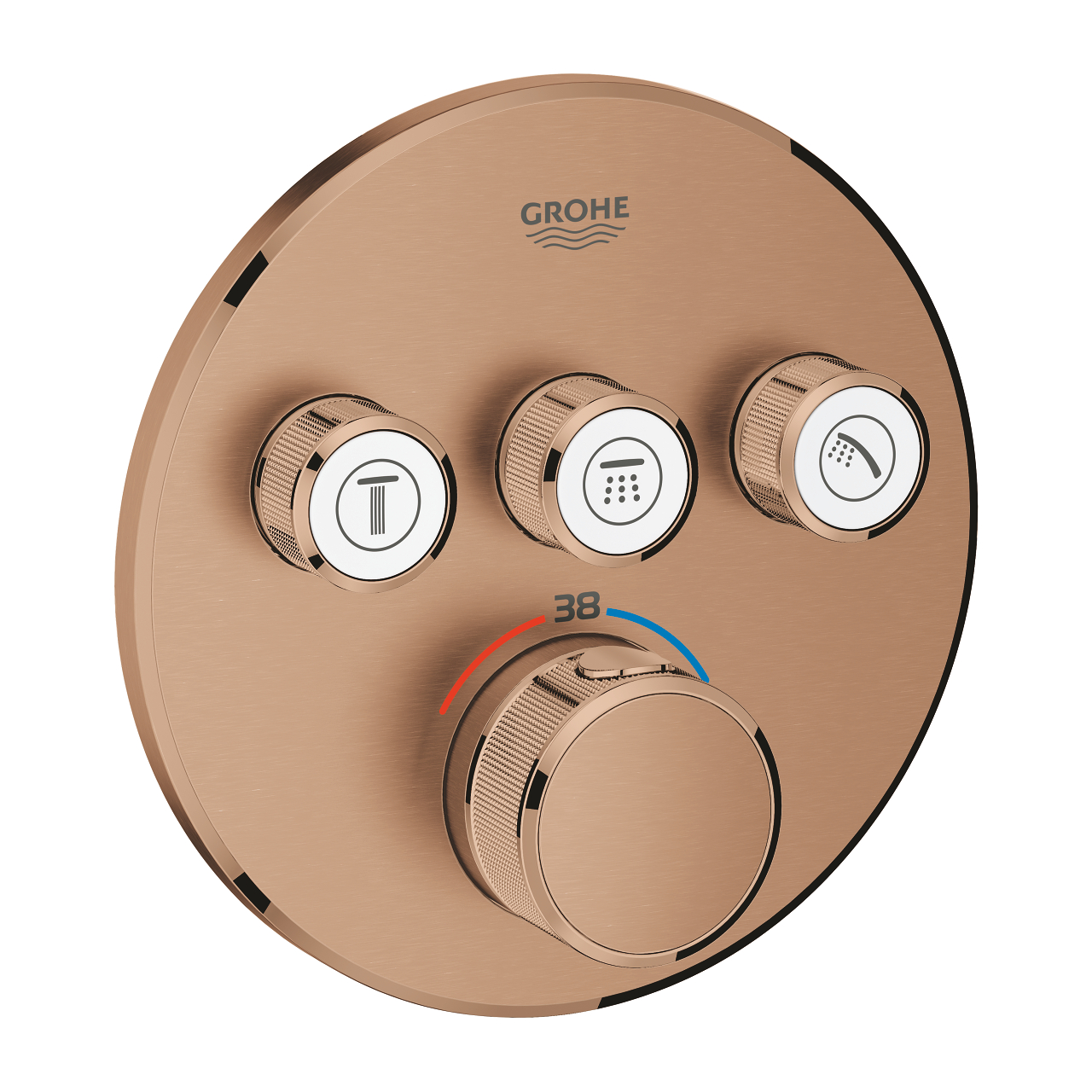 Grohe 29 121 DL0 Grohtherm SmartControl Термостат для 3х потребителей (внешняя монт. часть)