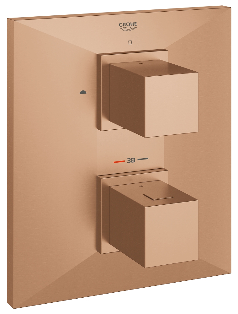 *СНЯТ*Grohe 19 792 DL0 Allure Brilliant Термостат для 2х потребителей (внешняя монтажная часть)