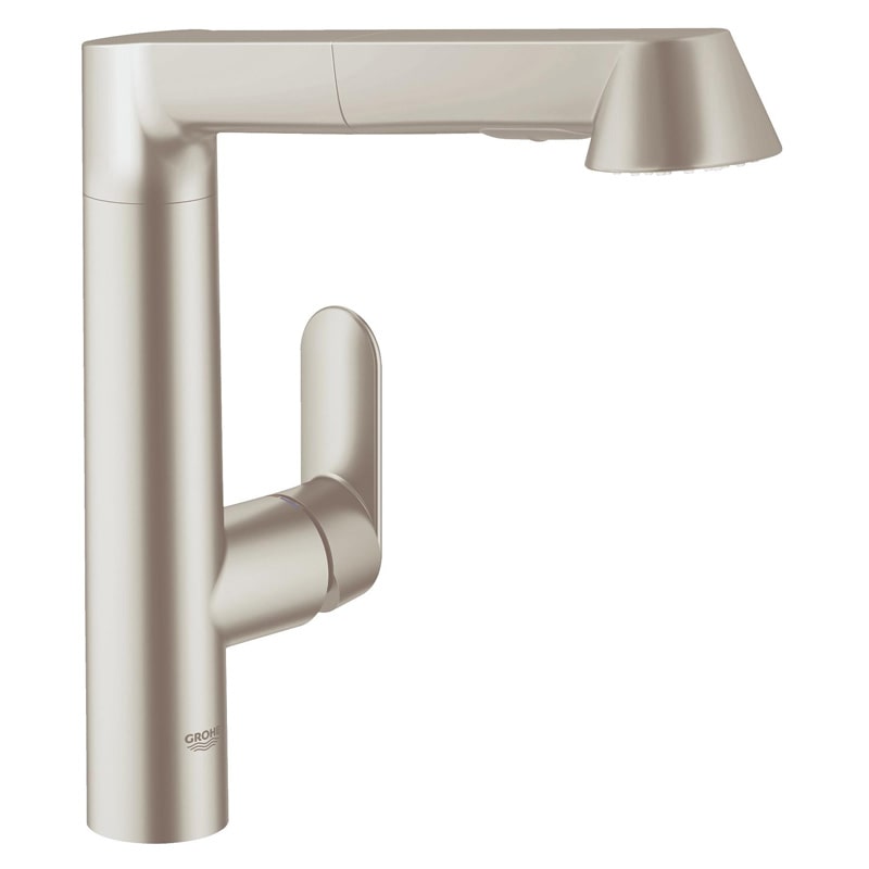 СНЯТGrohe 32176DC0 K7 Смеситель для кухни, выдвижной излив