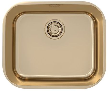 Alv 1113581 Variant 10 Monarch Bronze Мойка U, 1 чаша, 0,8 мм, 3½", 480х400х180 мм+выпуск 1140632