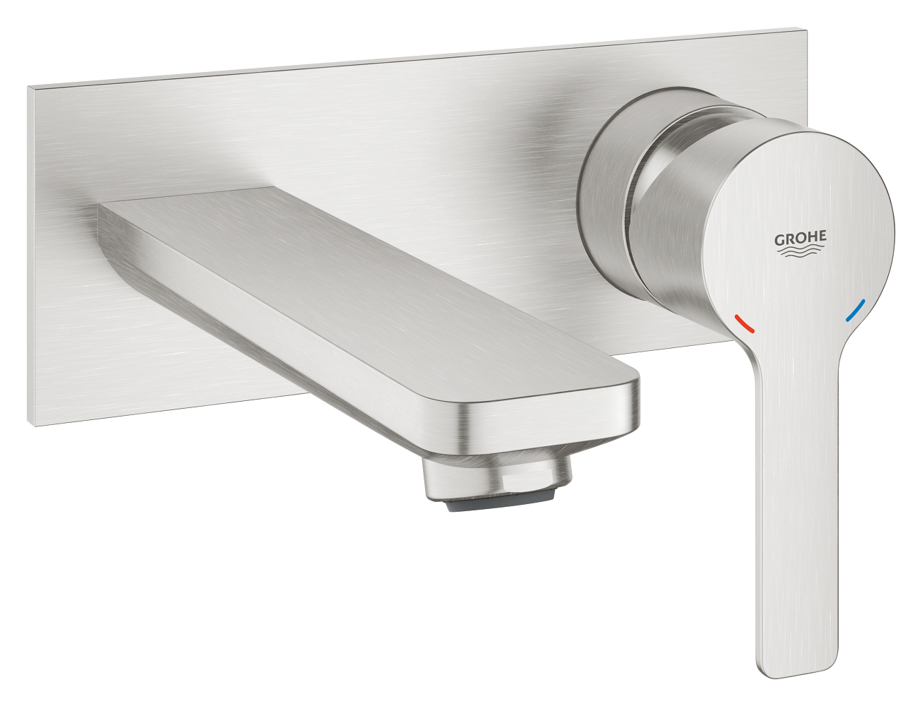 Grohe 19 409 DC1 Lineare Смеситель для раковины 149 мм, настенный, на 2 отв., (внешняя монт. ч.)