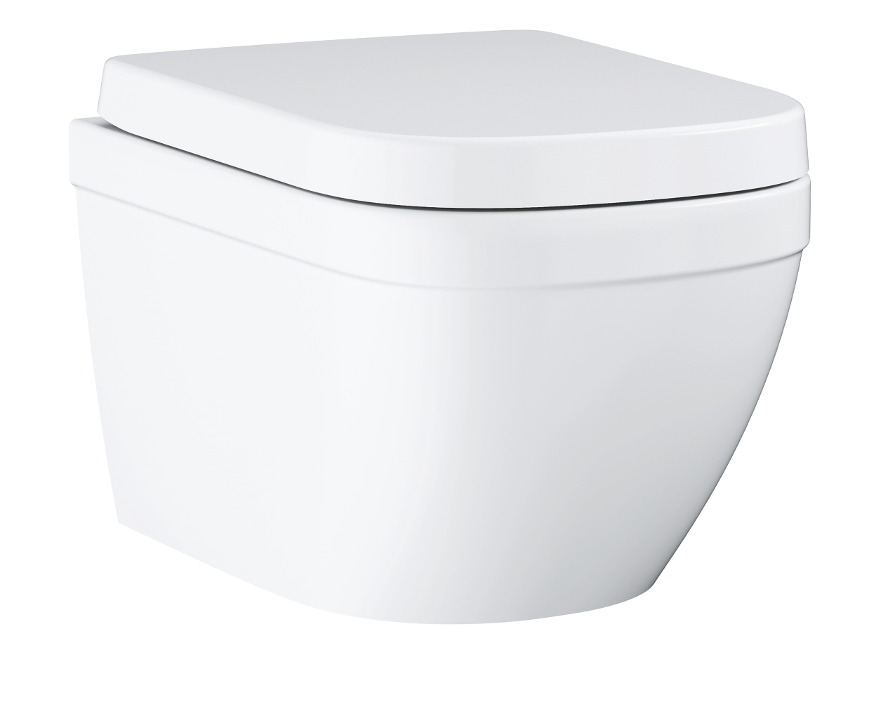 Grohe 39 554 000 Euro Ceramic Унитаз подвесной с сиденьем, SoftClose / Quick Release