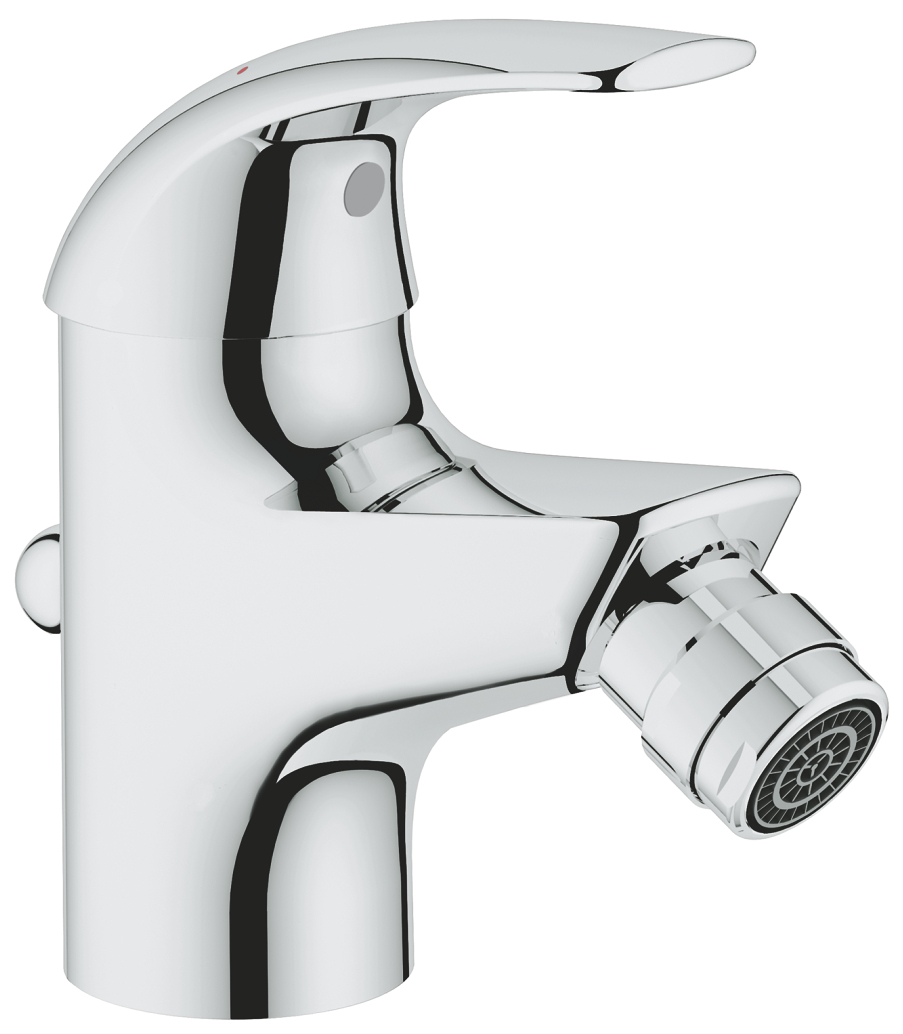 Grohe 32 849 000 BauCurve Смеситель для биде, со сливным гарнитуром.