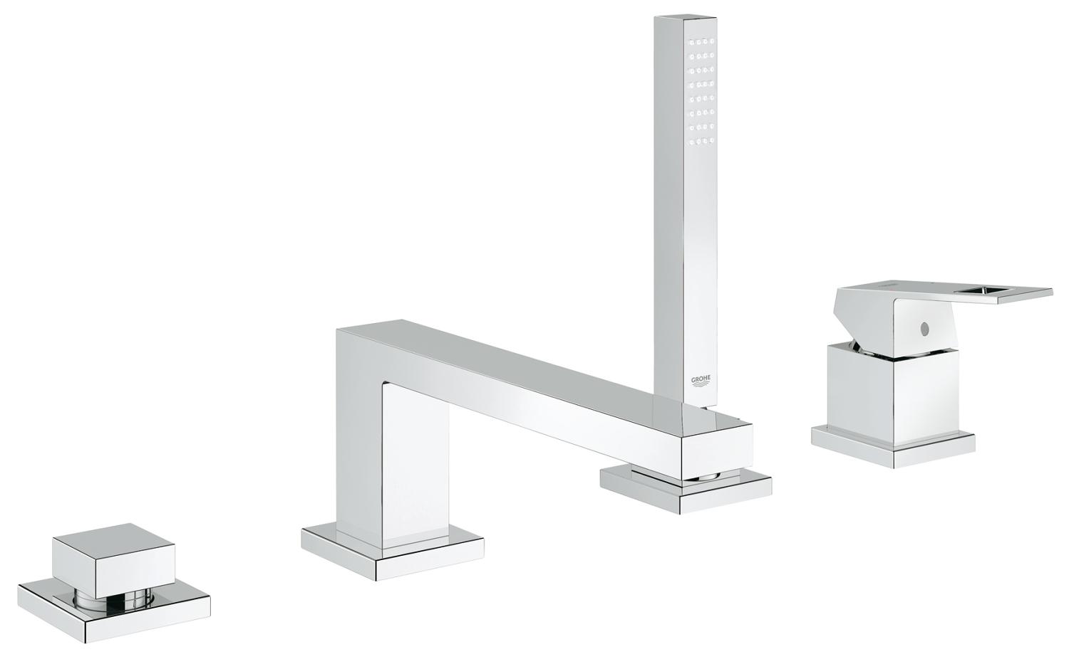 Grohe 19 897 001 Eurocube Смеситель для ванны на 4 отв., Комплект
