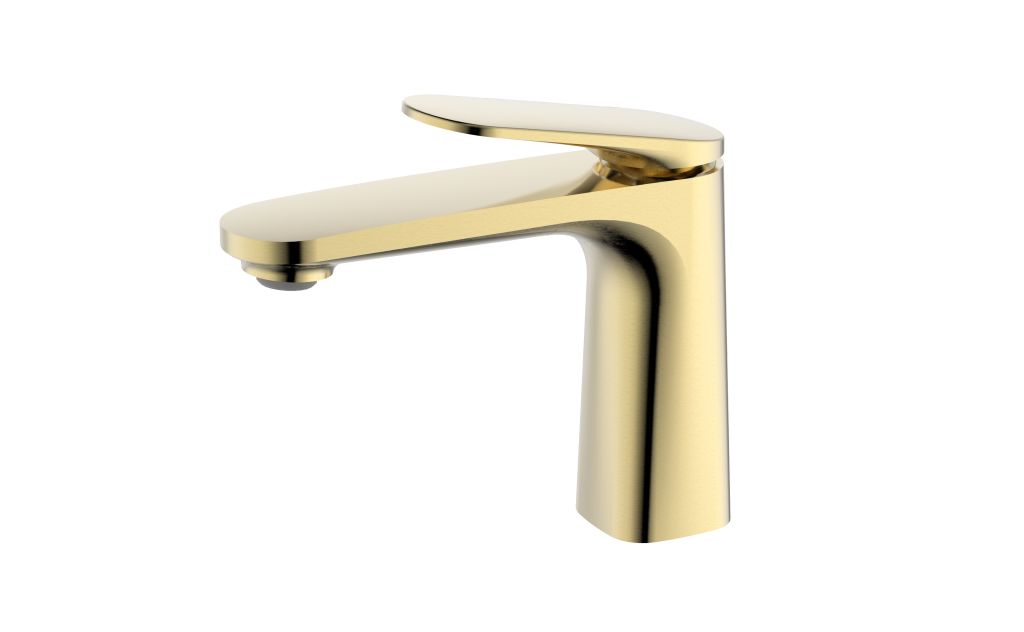 AQM6710BG Imola Смеситель для раковины, без донного клапана, Brushed gold
