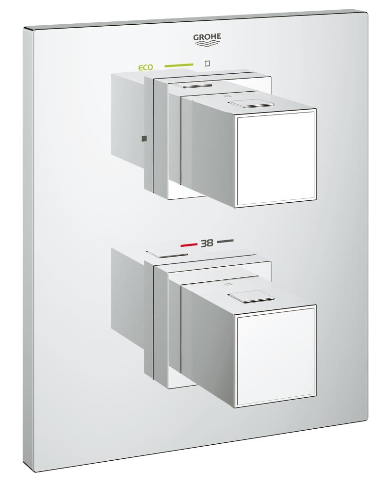 *СНЯТ*Grohe 19 959 000 (замена на 24153000) Grohtherm Cube Термостат для 1 потребителя (внешняя