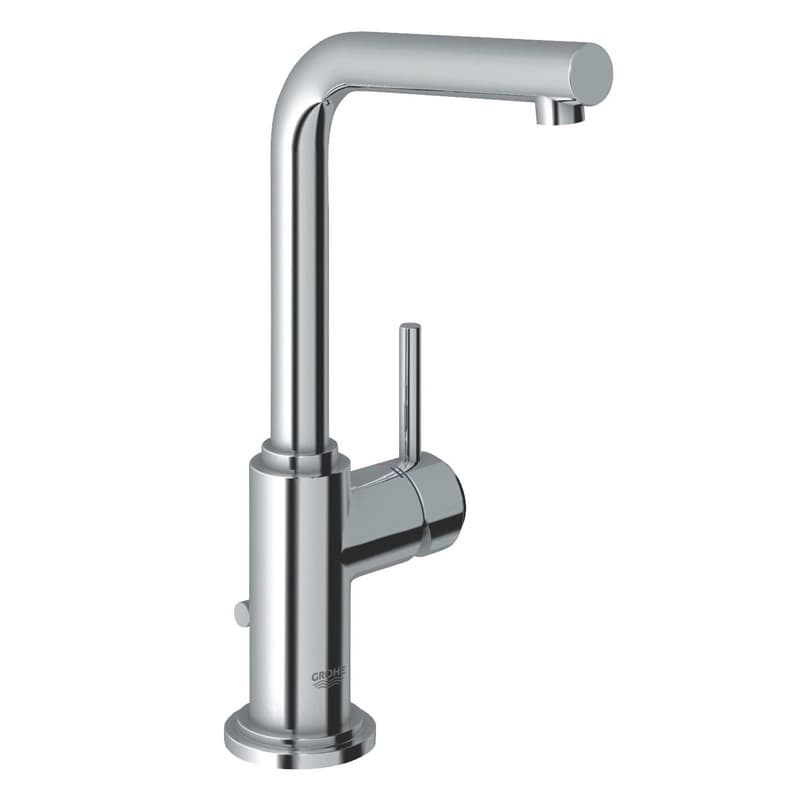 *СНЯТ*Grohe 32 129 001 Atrio Смеситель для раковины 279 мм, со сливным гарнитуром, Г-излив