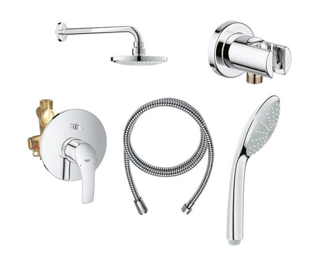 Grohe 124440 Eurosmart Набор для комплектации душа D180/110 мм 1/1 режим