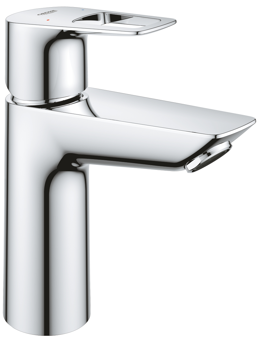 Grohe 23 886 001 BauLoop Смеситель для раковины 105 мм, PushOpen, EcoJoy 5.7 л/мин
