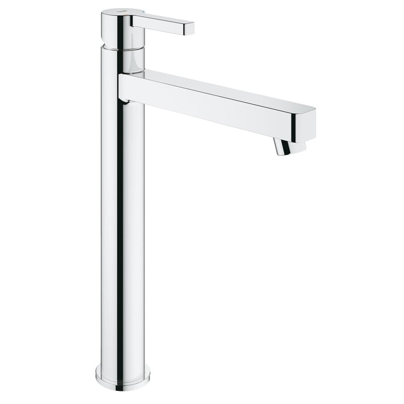 *СНЯТ*Grohe 23 405 000 Lineare Смеситель для свободностоящей раковины 242 мм. гладкий, EcoJoy